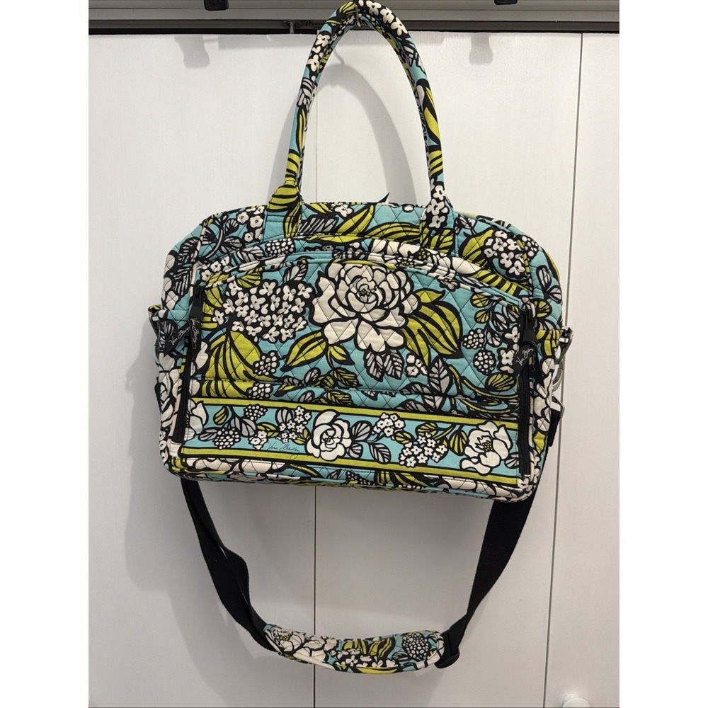 Vera Bradley "ISLAND BLOOMS" Metropolitan Travel Tote Computer Bag, RETIRED!
